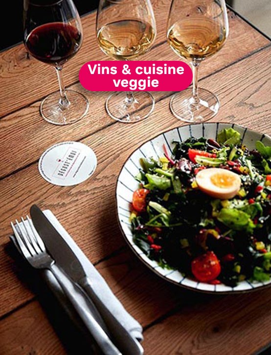 cours œnologie Paris accords Mets veggie et Vins