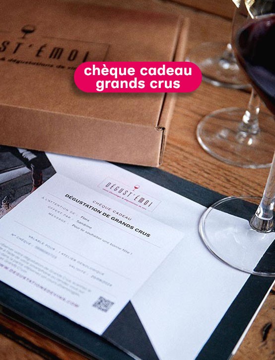 Chèque cadeau Grands Crus