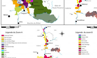 La région de l'appellation Côte-rôtie